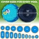 thumbnail image 5 of Piscinas elevadas redondas de 18 pies Pool Cover Shop Square, 5 of 6