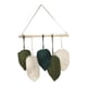 thumbnail image 2 of Tapiz colgante de pared de macramé con hojas, decoración artística de pared con borlas, tapiz tejido hecho a mano de regalo para fiesta, sala de estar, 2 of 5