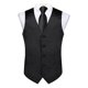 thumbnail image 3 of Gilet Satin Formal Hombre Chaqueta Sin Mangas Matrimonio negro L, 3 of 4