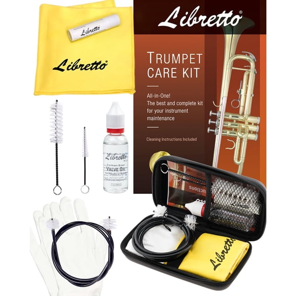 Kit de Limpieza Todo Incluido Libretto para Trompeta (Corneta) – Regalo Ideal