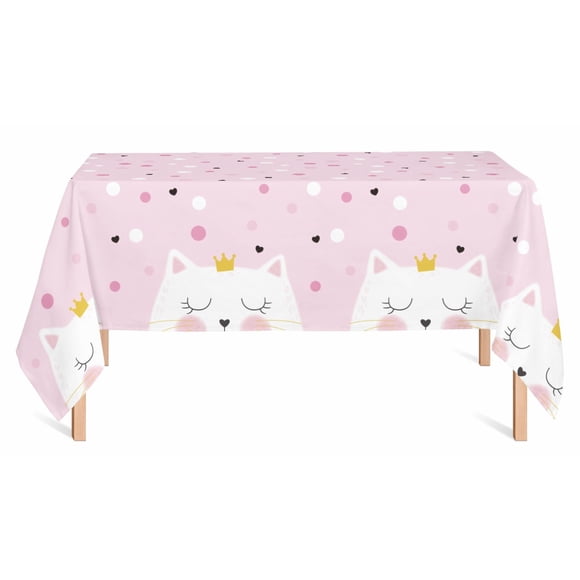 Mantel de cumpleaños tematica gatos