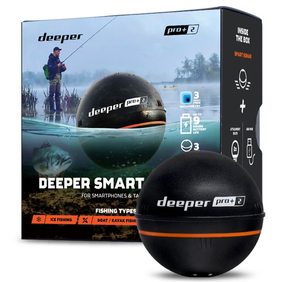 Sonar Fish Finder Deeper PRO+ 2 portátil con GPS para pescar