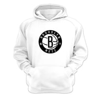 Genérico - Polerón Canguro Brooklyn Nets Blanco Talla S Unisex