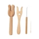 thumbnail image 2 of Tenedor De Tejer, Herramienta De Trenzado, Accesorios De Regalo De Madera DIY Para Hacer Cordones, 2 of 5