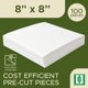 thumbnail image 2 of HBI Tear Away Embroidery Stabilizer Sheets, 8 x 8 in, 100 Pa, 2 of 3