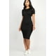 thumbnail image 3 of Vestido Midi Ajustado De Canalé, 3 of 5