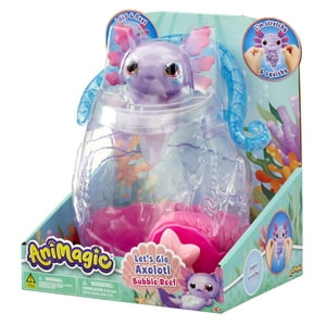 Acuario Goliath Animagic Let'S Glo Axolotl Bubble Reef