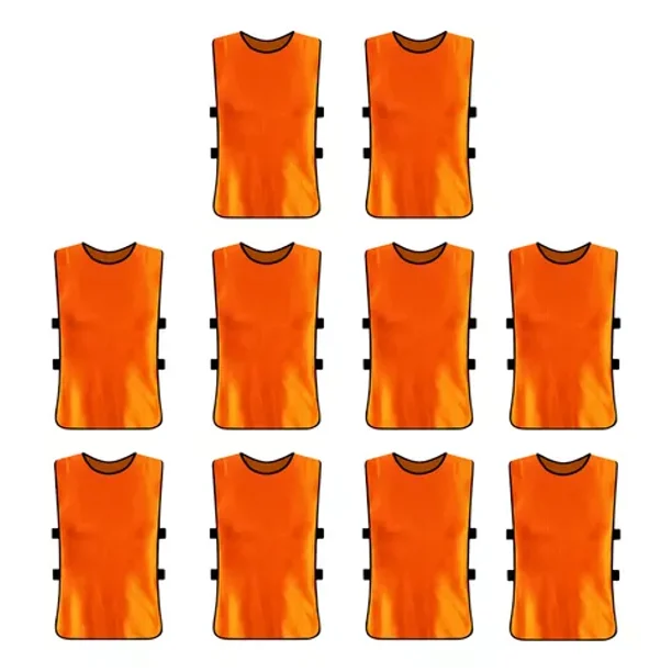 Pack X10 Chaleco Deportivo Petos XL Extra Grande Adultos