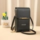 thumbnail image 5 of Crossbody De Mujer, Bolso Para Teléfono Con Pantalla Táctil, Cartera Para Teléfono Móvil Con Cremallera De 2 Capas, Bolso Monedero Con Ranura Para Tarjetas De Crédito, 5 of 5