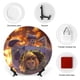 thumbnail image 3 of Jefe en Pañales Niña Blanca Plato decorativo de porcelana fina (bone china), plato decorativo de cerámica para hogar, oficina, soporte de pared, platos decorativos para dormitorio - 6 pulgadas (15 cm), 3 of 6