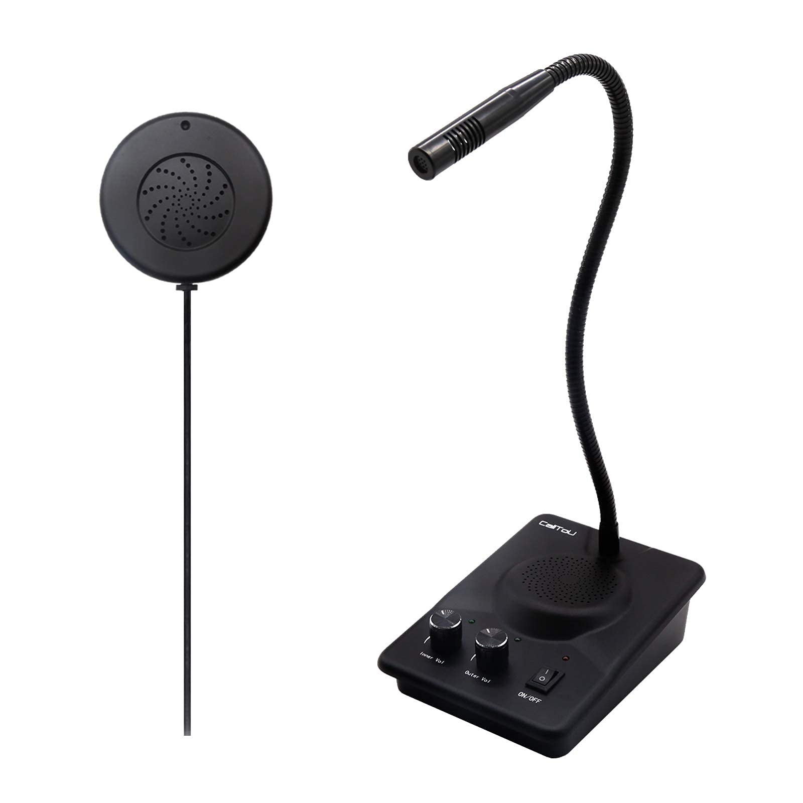 Sistema De Intercomunicación Con Altavoz De Ventana Calltou E Intercomunicador De Mostrador