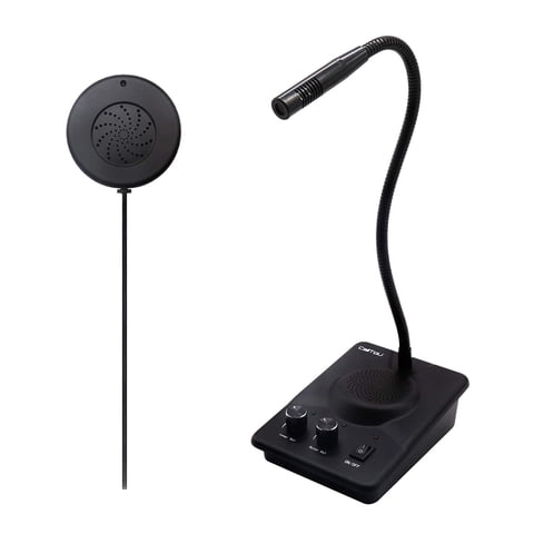 Sistema De Intercomunicación Con Altavoz De Ventana Calltou E Intercomunicador De Mostrador