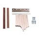 thumbnail image 2 of 17 Nota Kalimba Pulgar Piano Teclas de acero + 2 piezas Puente de madera para bricolaje Kalimbas, 2 of 5