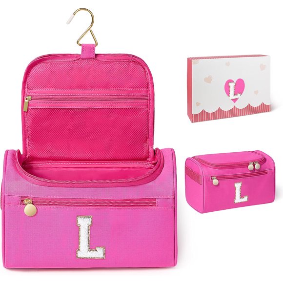 Neceser COSHAYSOO Rosa Inicial L Nylon Colgante Viaje