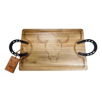 Wayu - Tabla Para Picar Mediana Diseño Herradura 45Cm Asado