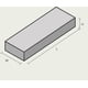 thumbnail image 4 of Piedra de afilar Naniwa #1000 DR-7510 210 x 75 x 16 mm, 4 of 5