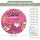 thumbnail image 2 of Torre de pizza-theme Fitted Round Tablecloths Elastic Edged Table Covers Waterproof Table Cloth for Kitchen Holiday Party Tables Decor 150cm, 2 of 6