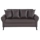 thumbnail image 2 of Sofa Lua 3 Cuerpos Más 2 Poltronas Pu Chocolate, 2 of 5