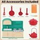thumbnail image 4 of Casa De Muñecas De Cocina Family Playset Con Figura De Conejo, 4 of 8