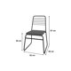 thumbnail image 3 of Silla Eiffel Negro, 3 of 3