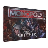 Usaopoly - Juego De Mesa Monopoly The Witcher Con Licencia Oficial