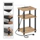 thumbnail image 5 of Mesa Lateral Furinno Just de 3 Niveles con Puerto de Carga USB, 5 of 9
