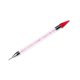 thumbnail image 3 of Nail Art Dotting Pen Doble punta Rhinestone Beads Picker Cera Lápiz Rosa, 3 of 5