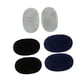 thumbnail image 4 of 3 pares de costuras oval codo / rodilla parches pantalones vaqueros reparan arte de costura apliques, 4 of 5