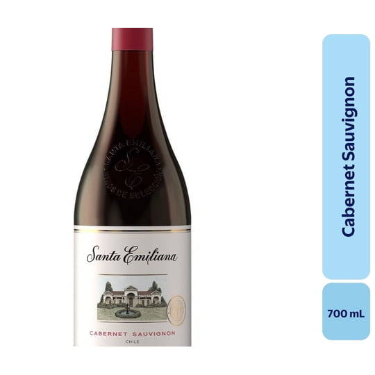 Vino Cabernet Sauvignon Botella 700 mL Santa Emiliana