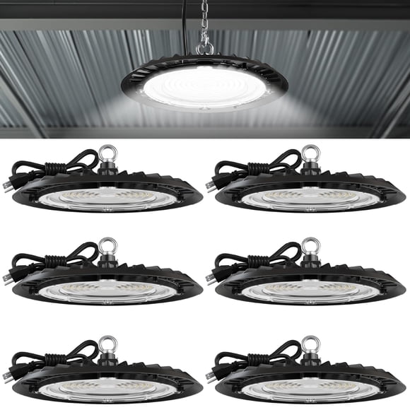 Lámpara LED UFO High Bay Sunco, 150 W, 19500 lm, 6000 K, IP65 UL