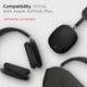 thumbnail image 3 of Funda para Airpods Max Spigen Urban Fit Premium de tela negra, 3 of 7