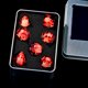 thumbnail image 2 of Set de Dados Froggod Blood Moss Skull 7 Piezas con Caja, 2 of 7