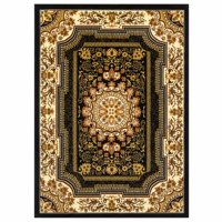 Modalfo - Alfombra Kashan King Negra 153 X 213 Cm