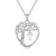 thumbnail image 1 of Collar HESHPAWS 925 Sterling Silver Eternal Tree of Life con Inicial, 1 of 3