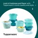 thumbnail image 5 of Juego de 16 piezas Vintage Green de Tupperware para almacenamiento de alimentos, 5 of 6