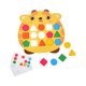 thumbnail image 5 of Juego De Combinación De Formas De Madera Regalos Del Día De San Valentín Para Niños De 4 5 6 Años Amarillo, 5 of 5