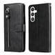 thumbnail image 1 of Funda con Cremallera para Samsung Galaxy S25 Plus, Carcasa Cartera de Cuero PU con Soporte y Tarjetero, 1 of 6