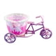 thumbnail image 3 of Bicicleta Flor Artificial Decoración Planta Soporte Canasto De Flores Para Interior Al Aire Libre Rosa, 3 of 3