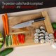 thumbnail image 5 of Cuchillo de chef Deco Chef de 8 pulgadas de acero con alto contenido de carbono, 5 of 9