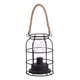 thumbnail image 1 of Lampara De Metal Colgante Diseño Jaula Exterior Interior A Pilas, 1 of 3