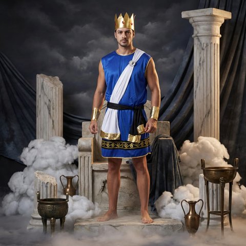 Sm - Disfraz Dios Griego Zeus Adulto