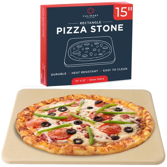 Piedra para Pizza Culinary Couture 38x30 cm Fácil de Limpiar