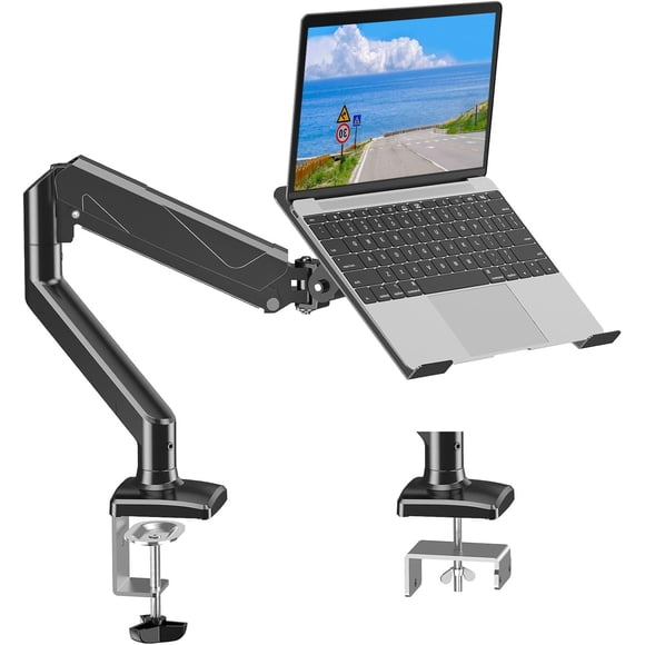 Soporte para portátil MOUNTUP para portátil de 14 a 17 pulgadas y monitor de 32 pulgadas