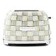 thumbnail image 1 of Tostadora MACKENZIE-CHILDS de 2 rebanadas, gris y blanco a cuadros, 1 of 7