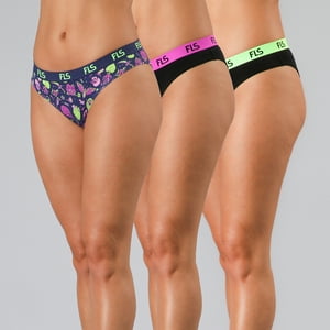 Pack 3X Bikini Algodon Fls Flores Mujer 25586-196
