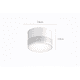 thumbnail image 4 of Panel LED Decorativo Blanco 7W Sobrepuesto Techo Residencial, 4 of 6