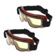 thumbnail image 4 of 2 Gafas Retro Para Motocicleta, Gafas Para Harley, Casco, Piloto, Crucero, Montar, Marrón, 4 of 6