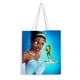 thumbnail image 1 of Tiana de La Princesa y el Sapo Bolso de tela con estampado de lienzo para mujer, bolsa de compras reutilizable y estética, con cremallera interior, regalo para mujer,38*45cm., 1 of 6