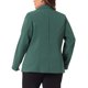 thumbnail image 3 of Agnes Orinda Blazer de Oficina para Mujer Talla Grande de Otoño con Solapa Muesca y Botones 4X Verde Oscuro, 3 of 6