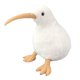 thumbnail image 4 of Ni?os Ni?os Bebé Juguete De Peluche Pájaro Kiwi Animal Realista Juguete De Peluche Para Mascotas Blanco, 4 of 5